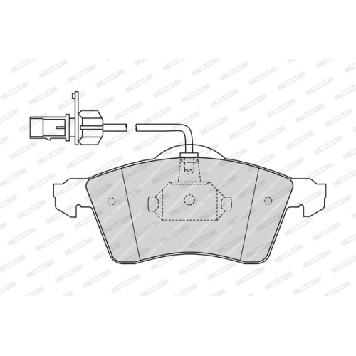 Bremsbelagsatz Scheibenbremse Ferodo FVR1518 Premier Eco Friction für VW