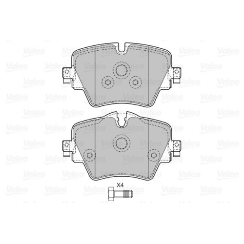 Bremsbelagsatz Scheibenbremse Valeo 601470 für Bmw Mini Bmw (brilliance) Cowin