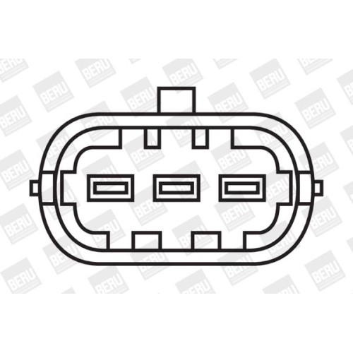 Zündspule Borgwarner (beru) ZS041 für Mercedes Benz Mercedes Benz Mercedes Benz