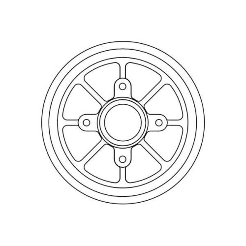 Bremstrommel Trw DB4310 für Citroën Peugeot Hinterachse