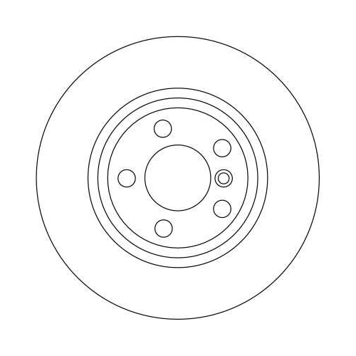 TRW 1X Bremsscheibe Vorderachse für Bmw