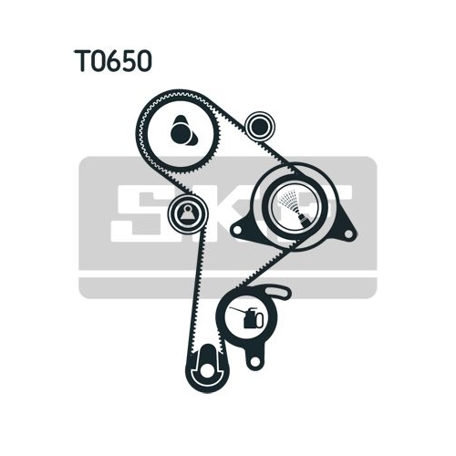 Zahnriemensatz Skf VKMA 01019 für Audi Ford Seat Skoda VW