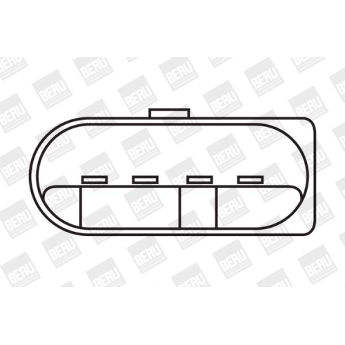 Zündspule Borgwarner (beru) ZSE003 für Audi Seat Skoda VW Vag
