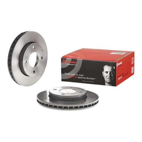 2X Brembo Bremsscheibe Prime Line - Uv Coated für Mitsubishi Smart