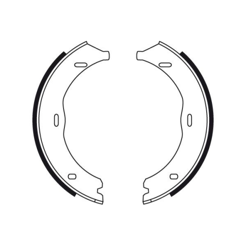 Bremsbackensatz Feststellbremse Trw GS8741 für Mercedes Benz Mercedes Benz