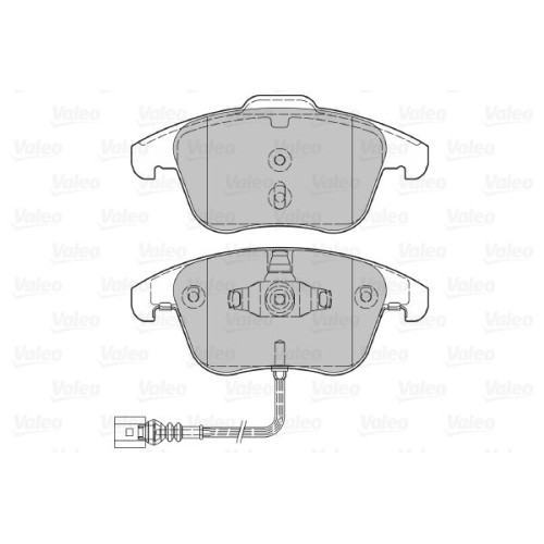 Bremsbelagsatz Scheibenbremse Valeo 601036 für Audi Seat VW Vw (svw) Vorderachse