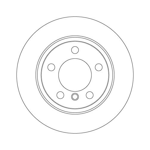 TRW 2X Bremsscheibe Hinterachse für Mini