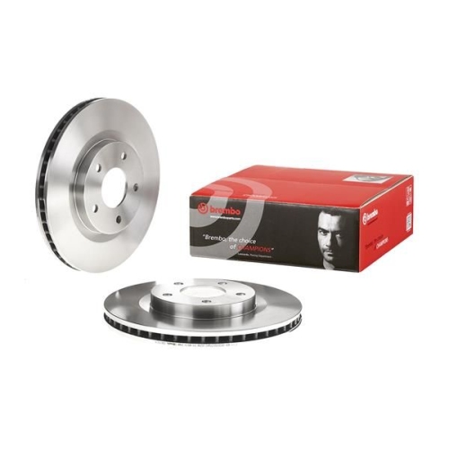 2X Brembo Bremsscheibe Vorderachse Prime Line für Nissan