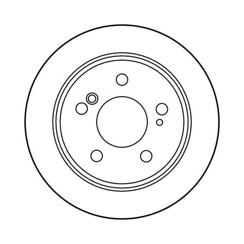 TRW 2X Bremsscheibe für Mercedes Benz Lifan