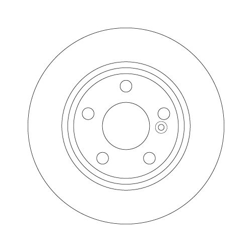 TRW 2X Bremsscheibe für Mercedes Benz