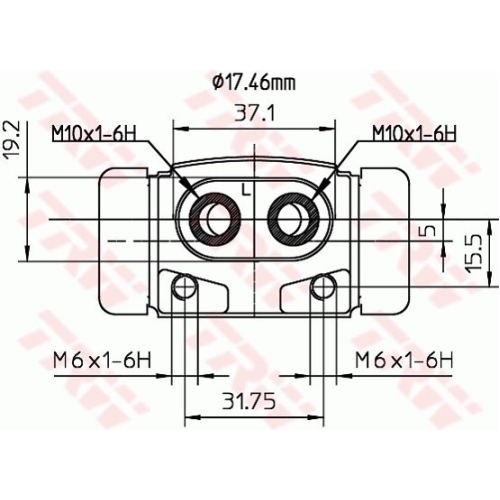 Radbremszylinder Trw BWC245 für