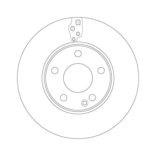 TRW 2X Bremsscheibe für Mercedes Benz