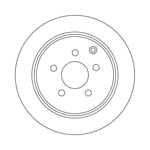 TRW 2X Bremsscheibe Hinterachse für Nissan Infiniti Infiniti (dfac)