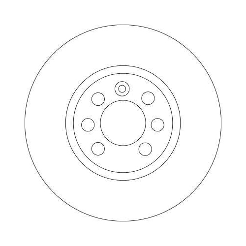 TRW 2X Bremsscheibe Vorderachse für Opel Vauxhall