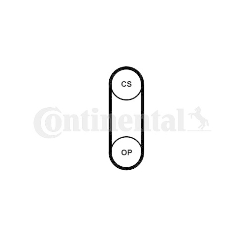 Zahnriemen Continental Ctam CT1204 für Audi Seat Skoda VW