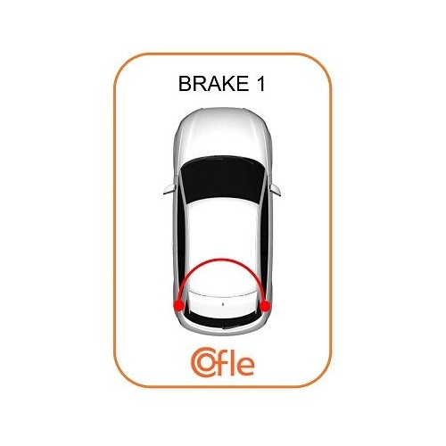 Seilzug Feststellbremse Cofle 1261.3 für Fiat Hinten