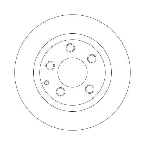 TRW 2X Bremsscheibe Hinterachse für Mazda Mazda (faw)