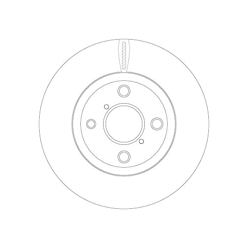 TRW 2X Bremsscheibe Vorderachse für Daihatsu Toyota Toyota (faw)