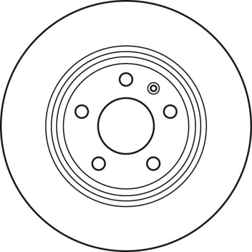 TRW 2X Bremsscheibe Hinterachse für Audi VW