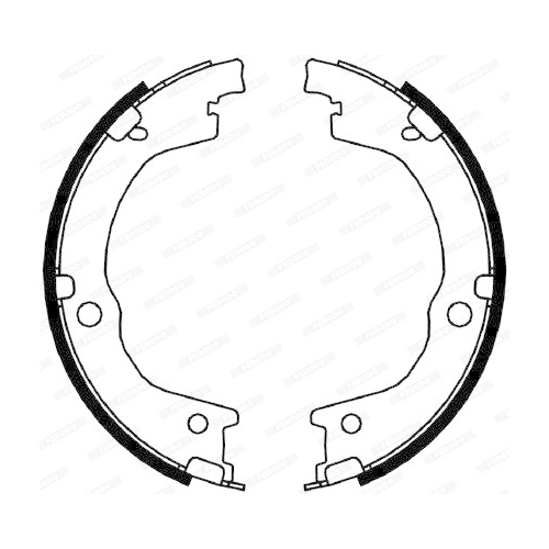 Bremsbackensatz Feststellbremse Ferodo FSB4049 Premier für Hyundai Kia