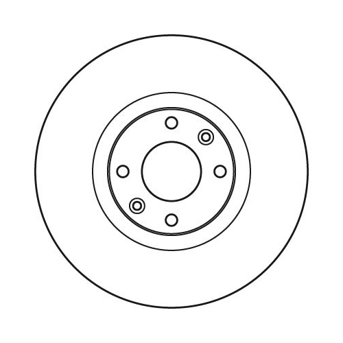 TRW 1X Bremsscheibe Vorderachse für Citroën Opel Peugeot Vauxhall DS