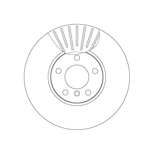 TRW 1X Bremsscheibe Vorderachse für Bmw für Fahrzeuge Ohne Sportpaket