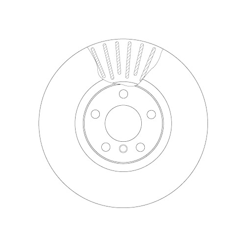 TRW 1X Bremsscheibe Vorderachse für Bmw für Fahrzeuge Mit Sportpaket