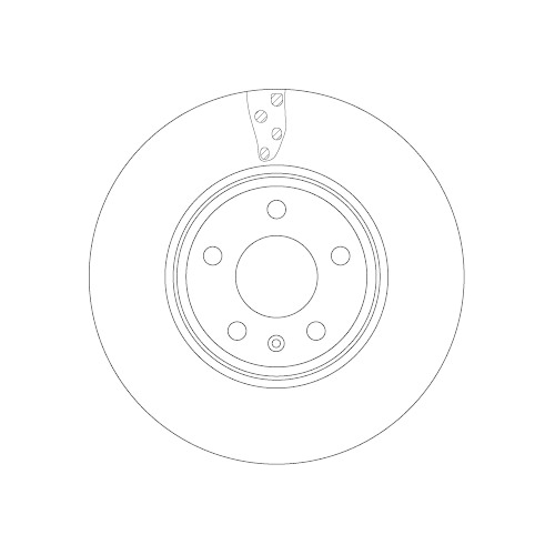 TRW 1X Bremsscheibe Vorderachse für Audi Skoda VW