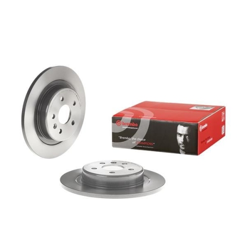 2X Brembo Bremsscheibe Prime Line - Uv Coated für Opel Vauxhall