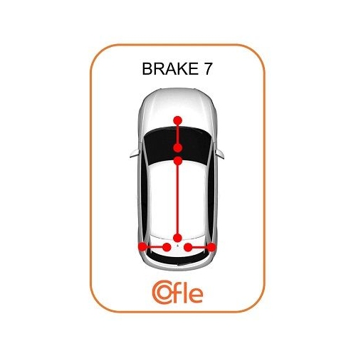 Seilzug Feststellbremse Cofle 1.FO006 für Ford Hinten Rechts