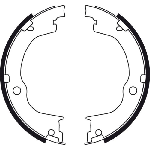 Bremsbackensatz Feststellbremse Trw GS8749 für Opel Vauxhall Chevrolet