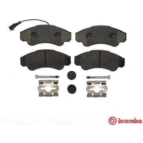 Bremsbelagsatz Scheibenbremse Brembo P23092 Prime Line für Citroën Fiat Peugeot