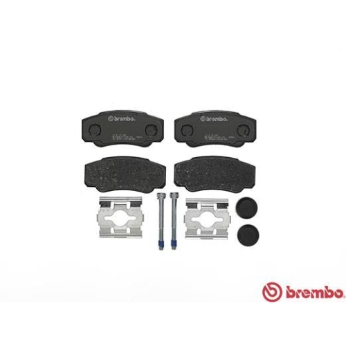 Bremsbelagsatz Scheibenbremse Brembo P23093 Prime Line für Citroën Fiat Peugeot