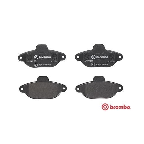 Bremsbelagsatz Scheibenbremse Brembo P23096 Prime Line für Fiat Vorderachse