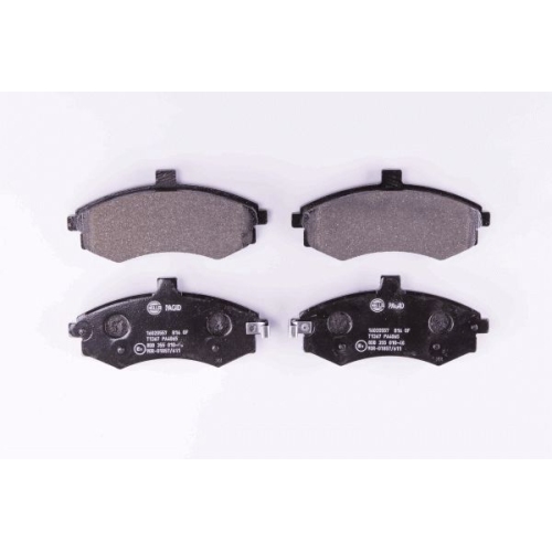 Bremsbelagsatz Scheibenbremse Hella Pagid 8DB 355 010-481 für Hyundai Kia