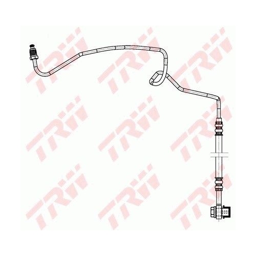 Bremsschlauch Trw PHD941 für Audi Seat Skoda VW Hinterachse Hinterachse Links