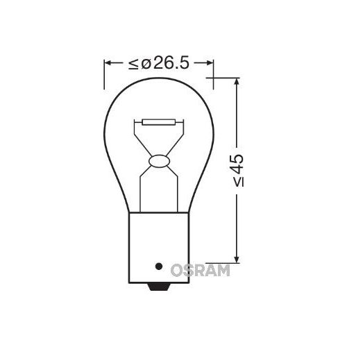 Lampadina Indicatore Direzione Osram 7507 Original per