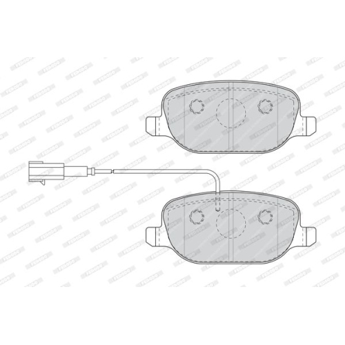 Bremsbelagsatz Scheibenbremse Ferodo FDB4337 Premier für Alfa Romeo Hinterachse