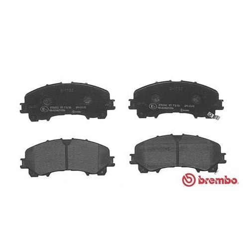 Bremsbelagsatz Scheibenbremse Brembo P56106 Prime Line für Nissan Renault