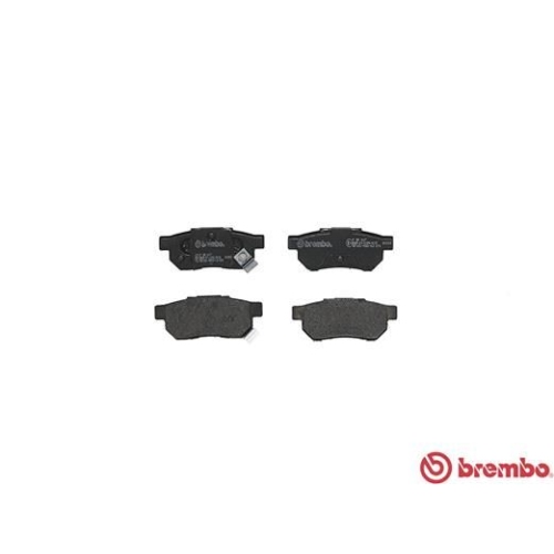 Bremsbelagsatz Scheibenbremse Brembo P28017 Prime Line für Honda Isuzu Mazda MG