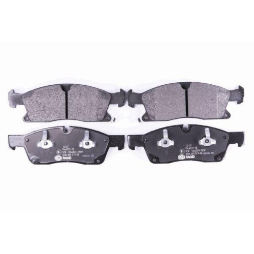 Bremsbelagsatz Scheibenbremse Hella Pagid 8DB 355 019-621 für Chrysler Jeep