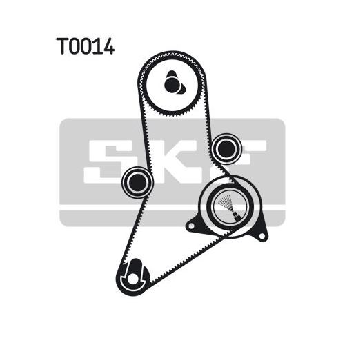 Zahnriemensatz Skf VKMA 02382 für Citroën Fiat Iveco Opel Peugeot Renault