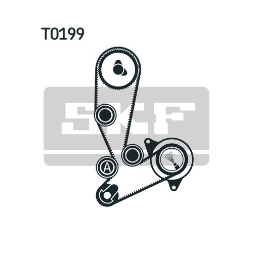 Zahnriemensatz Skf VKMA 02390 für Alfa Romeo Fiat Iveco Lancia