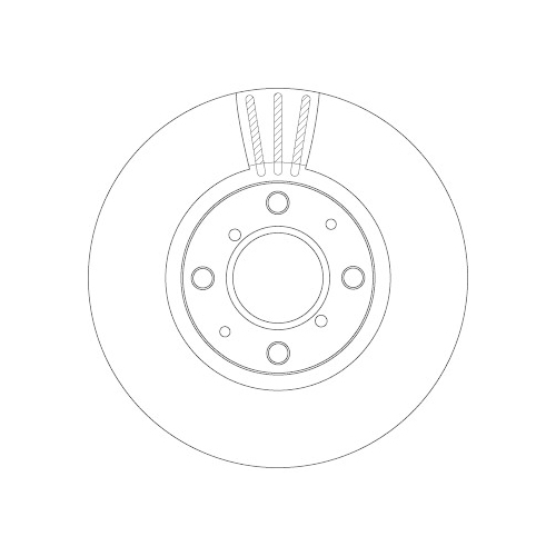 TRW 2X Bremsscheibe Vorderachse für Opel Suzuki Vauxhall