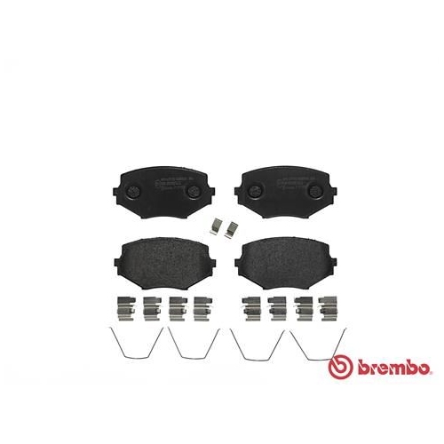 Bremsbelagsatz Scheibenbremse Brembo P49020 Prime Line für Mazda Mitsubishi