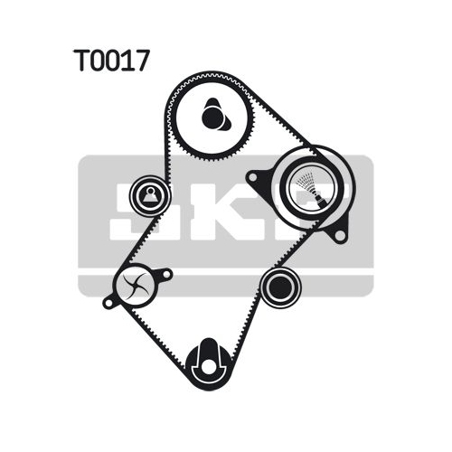 Zahnriemensatz Skf VKMA 03241 für Citroën Fiat Lada Peugeot Rover Suzuki Talbot