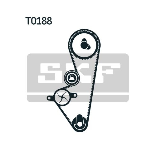 Zahnriemensatz Skf VKMA 03253 für Citroën Fiat Peugeot