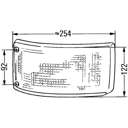 Blinkleuchte Hella 2BA 004 119-001 für Auwärter Man Mercedes Benz Mercedes Benz