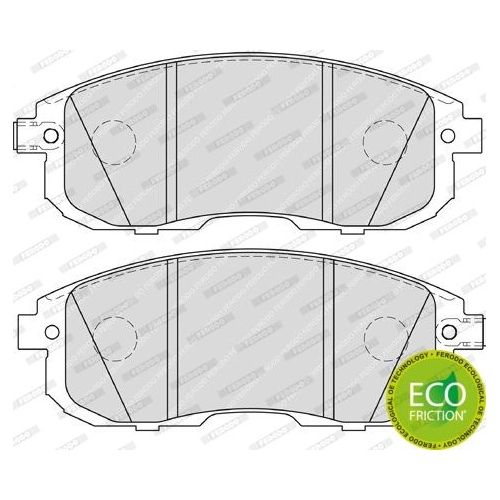 Bremsbelagsatz Scheibenbremse Ferodo FDB4148 Premier Eco Friction für Nissan