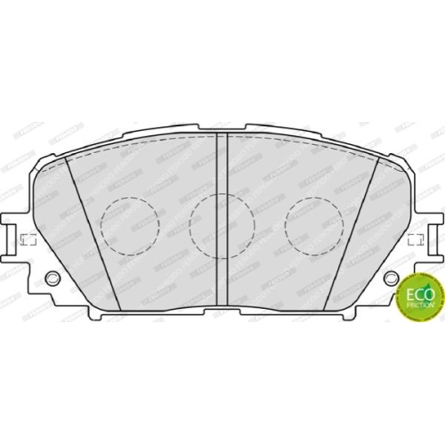 Bremsbelagsatz Scheibenbremse Ferodo FDB4081 Premier Eco Friction für Toyota